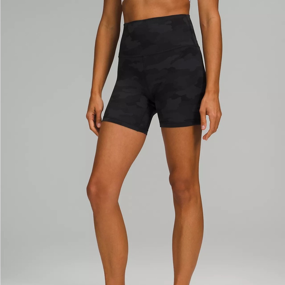 NWT Lululemon Align High-Rise Short 6” Heritage 365 Camo Deep Coal Multi Size 10